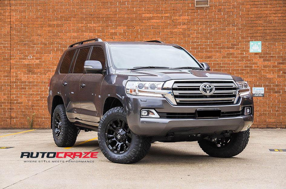 TOYOTA LANDCRUSIER SLEDGE MATTE BLACK